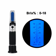 Рефрактометр RHB-18ATC Brix (cахароза: 0-18 %)