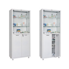 Шкаф медицинский Промет HILFE MD 2 1670/SG (700x320x1755 мм)