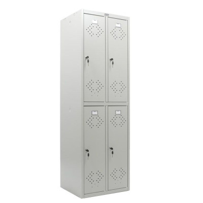 Шкаф для раздевалки ПРАКТИК LS-22 (575х500х1830 мм)