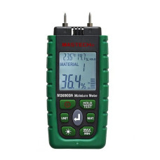 Вологомір деревини та будматеріалів Mastech MS6900 3в1 (0-60%; -10.0...50.0 °C; 10...90%) з 7 режимами