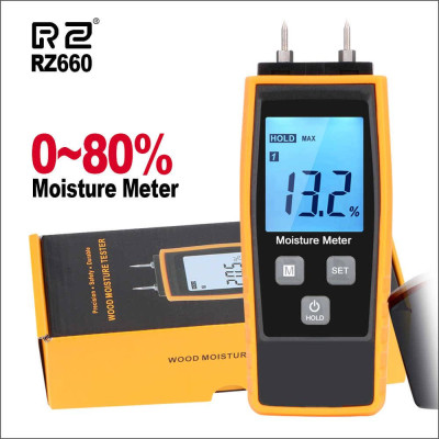 Вологомір деревини та будматеріалів голчастий RZ660 (0 - 80%, 8 режимом)