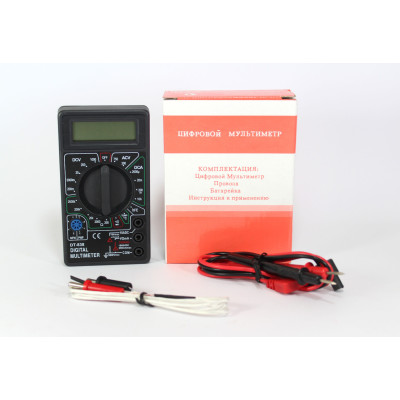 Мультиметр DT-838 (с прозвонкой и датчиком температуры)