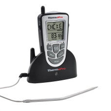Беспроводной термометр ThermoPro TP-09 (до 100 м) со щупом для приготовления пищи (-10 до +250 °С) 