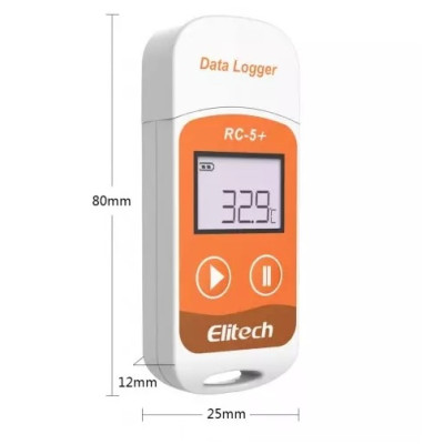Регистратор температуры Elitech RC-5+ (-30...+70 °C, память 32000, PDF)