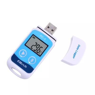 Регистратор температуры Elitech RC-5 (-30...+70 °C, память 32000, PDF, Word, Exel, TXT)