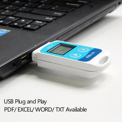 Регистратор температуры Elitech RC-5 (-30...+70 °C, память 32000, PDF, Word, Exel, TXT)