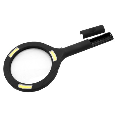Ручная лупа с LED подсветкой Magnifier LР-001 (3х кратная, 250 Lumen)