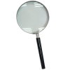 Ручная лупа Magnifying Glass 100мм (3х кратная, металлическая обечайка)