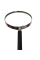 Ручная лупа Magnifying Glass 100мм (3х кратная, металлическая обечайка)