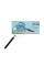 Ручная лупа Magnifying Glass 90мм (3х кратная, металлическая обечайка)