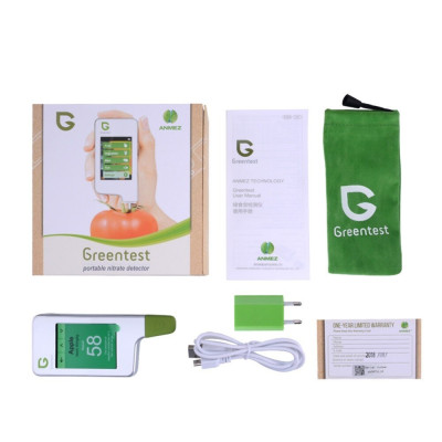 Нитрат-тестер ANMEZ Greentest 2 + рыба  (66 продуктов, 30...10000 мг/кг)