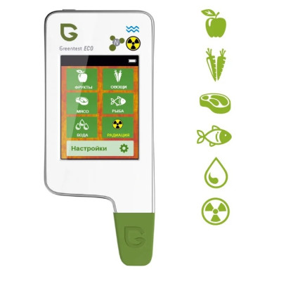 Нитрат-тестер, дозиметр и TDS-метр ANMEZ Greentest ЕСО-5 (3 в 1)