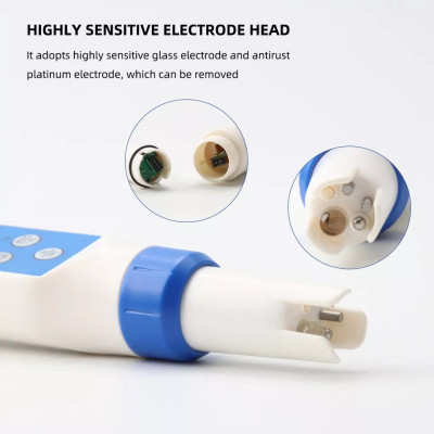 pH/TDS/ЕС/Salinity/Temp метр BLE-9909 5в1 (cмарт bluetooth)