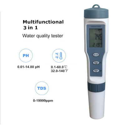 Комбинированный pH/TDS/Temp метр EZ-9901 3в1 (влагозащищённый, сменным электродом, АТС)