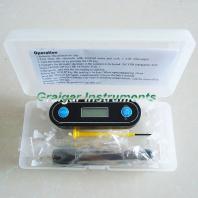 pH-метр PH-98102 (0-14 рН, функция HOLD, сменный электрод)