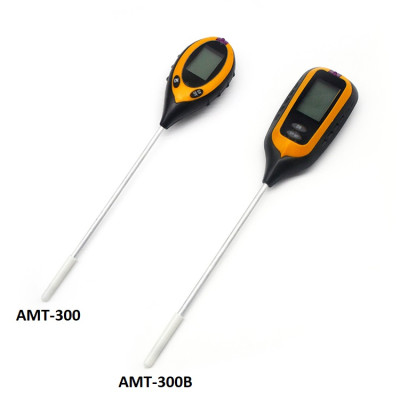 pH-метр/влагомер/термометр/люксметр для почвы AMT-300В (4в1)