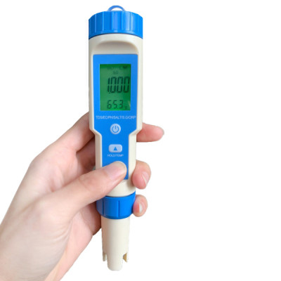 Комбинированный 7в1 PH/TDS/EC/ORP/SALINITY/S.G./TEMP СОМ-600 (с подсветкой)
