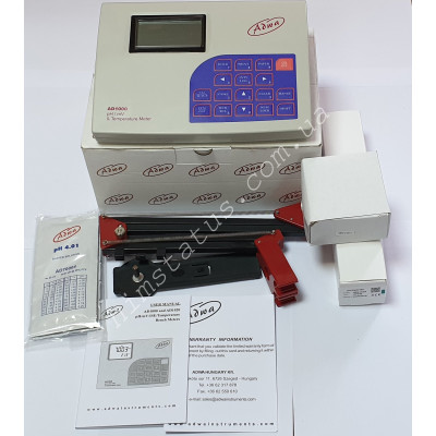 Лабораторный рН-метр  pH/ОВП/Temp-метр ADWA AD1000 (-2.000...+16.000 pH, АТС, ОВП)