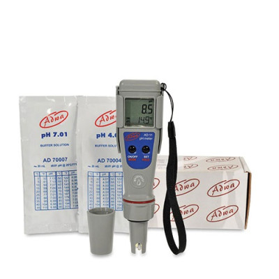 Комплект Adwa pН-метр AD11 + солемер и кондуктометр AD31  (0,1 рН, -2…+16 pH; TDS: 0-2000 ppm; EC: 0-3999 μS/cm)