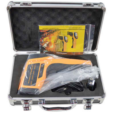 Пирометр Benetech GM1850 (+200...+1850 °C, DS - 50:1, EMS: 0.1-1) ПО, Кейс