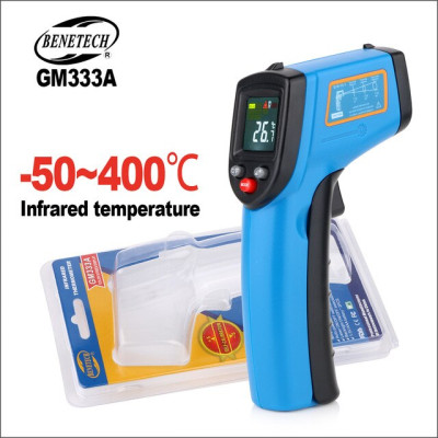 Пирометр Benetech GM333A (-50~400°C; DS:12:1; EMS:0,1-1,00; инвертированный дисплей)