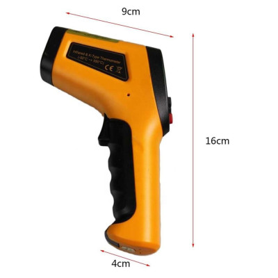 Пирометр Xintest HT-822 (-50…+380 °C, 12:1, 0,95)