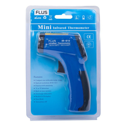 Пирометр Flus IR-810 (-50...+330 ºC, 12:1, EMS-0,95)