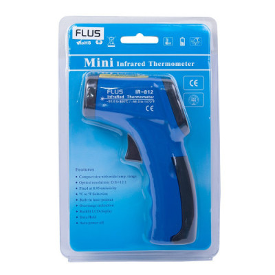 Пирометр Flus IR-812 (-50...+800 °С, 12:1, EMS-0,95)