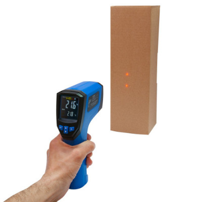 Пірометр FLUS IR-833 (-50...+900 ºC, DS - 30:1, EMS: 0,1-1) з термопарою К-типу (-50℃ до +1370℃)