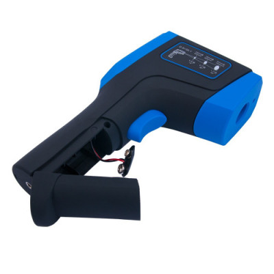 Пирометр FLUS IR-868 (-50…+1380, 50:1, 0.1-1) с термопарой К-типа (-50℃ до +1370℃), USB и SD-картой 