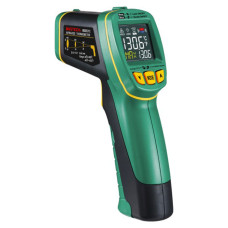 Пирометр Mastech MS6531C (IR: -40...+800 °C, ТК: -40...1080 °C, D:S - 12:1) с термопарой