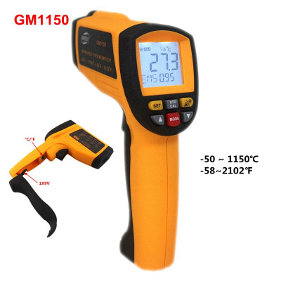 Пирометр Benetech GM1150 (-50...+1150 ºC, 20:1, EMS: 0.1-1)