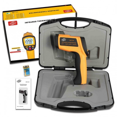 Пирометр Benetech GM1350 (Эпир 1350) (-18…+1350 °C, DS - 50:1, EMS: 0,1-1)