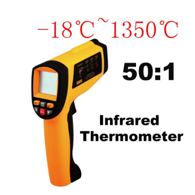 Пирометр Benetech GM1350 (Эпир 1350) (-18…+1350 °C, DS - 50:1, EMS: 0,1-1)