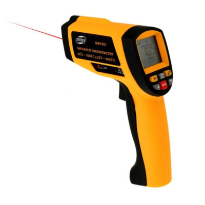 Пирометр Benetech GM1651 (-30...+1650 °C, DS - 50:1, EMS: 0.1-1) ПО, Кейс