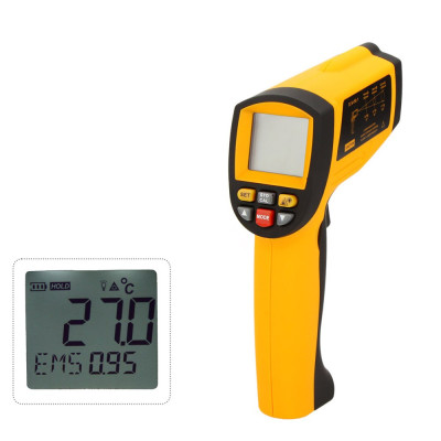 Пирометр Benetech GM1651 (-30...+1650 °C, DS - 50:1, EMS: 0.1-1) ПО, Кейс