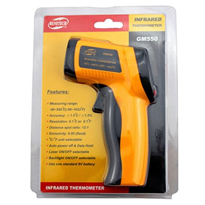 Пирометр Benetech GM550 (-50...+550 °C, DS - 12:1, EMS-0,95)