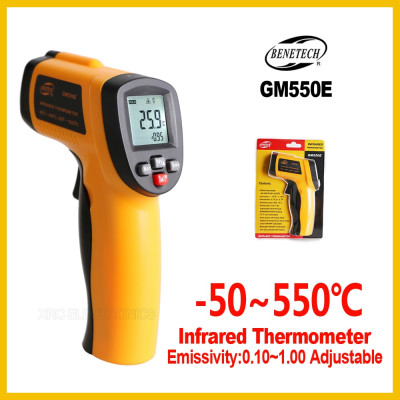 Пірометр Benetech GM550E (-50...+550 °C, DS - 12:1, EMS: 0.1-1)