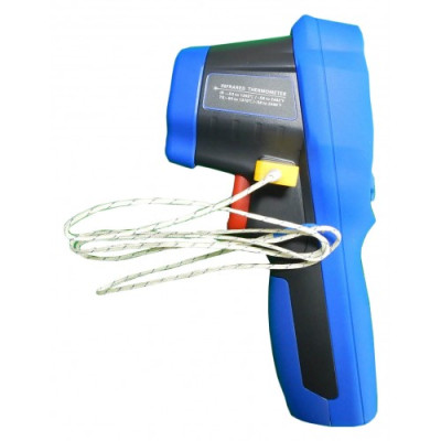 Пирометр Flus IR-823 (-50...+1350 °C, 30:1, 0.1-1.0) с термопарой К-тип (-50℃ до +1370℃)