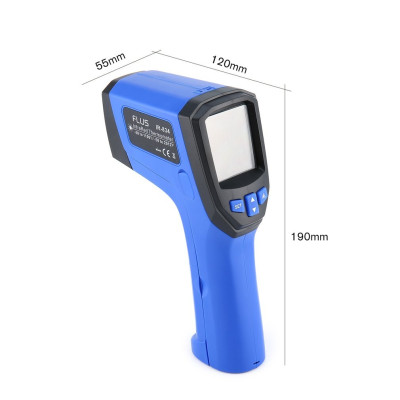Пірометр FLUS IR-834 (-50...+1100 ºC, DS - 30:1, EMS: 0,1-1) з термопарою К-типу (-50℃ до +1370℃)
