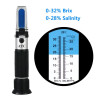 Рефрактометр RHBS-32 Brix (0-32 Brix, 0-28 % salinity) АТС