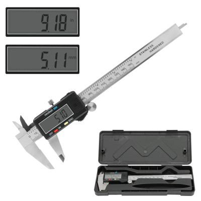 Штангенциркуль электронный Digital Caliper 150 (0-150мм/0,01) корпус-пластик, с бегунком 