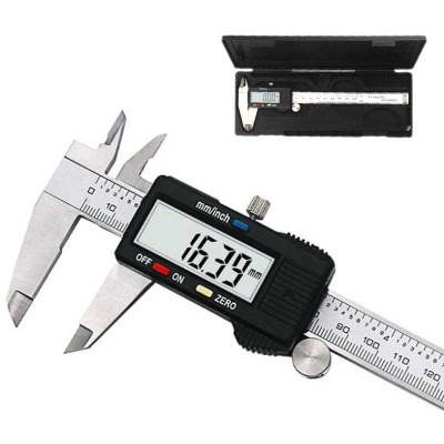 Штангенциркуль электронный Digital Caliper 150 (0-150мм/0,01) корпус-пластик, с бегунком 