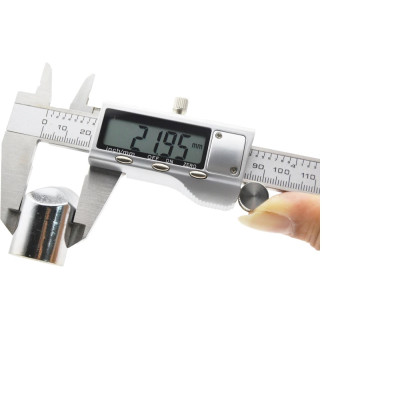 Штангенциркуль электронный Digital Caliper 150 (0-150мм/0,01) корпус-металл, с бегунком 