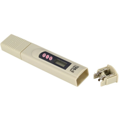 Портативний солемір TDS-3 з ручним калібруванням (0-9990 ppm)