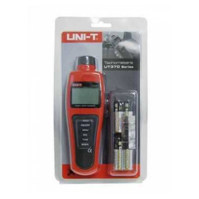 Бесконтактный лазерный тахометр UNI-T UT372 (от 10 до 99999 об./мин) с USB-интерфейсом