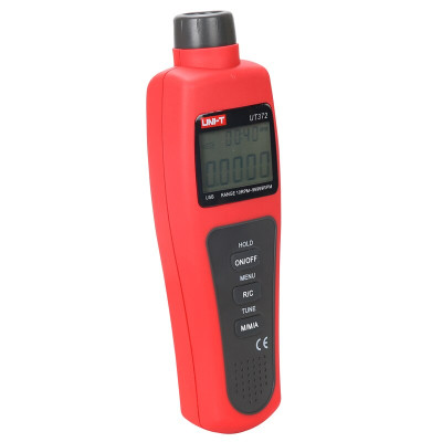 Бесконтактный лазерный тахометр UNI-T UT372 (от 10 до 99999 об./мин) с USB-интерфейсом