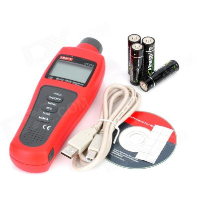 Бесконтактный лазерный тахометр UNI-T UT372 (от 10 до 99999 об./мин) с USB-интерфейсом