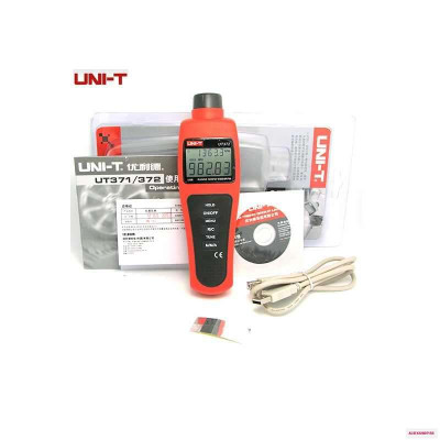 Бесконтактный лазерный тахометр UNI-T UT372 (от 10 до 99999 об./мин) с USB-интерфейсом