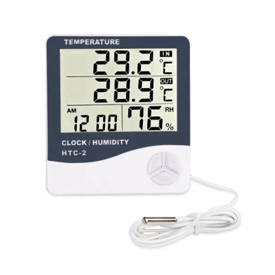 Термогигрометр HTC-2 (0…+50 °C, 10-99 %) с выносным датчиком (термопара: -50...+70 °C)